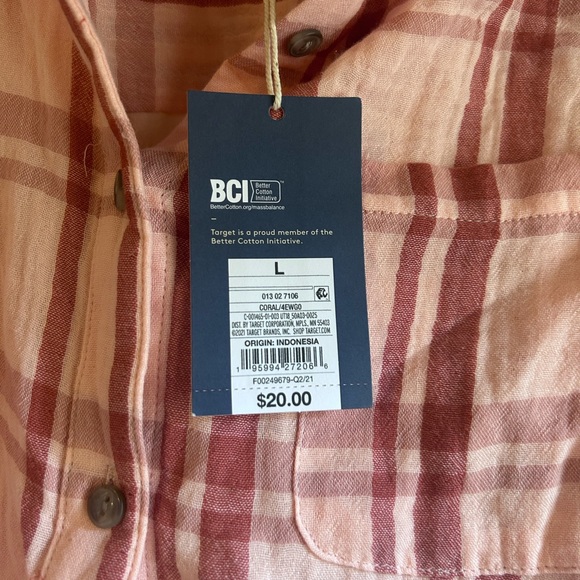 NWT Target Button Down - Picture 2 of 5
